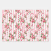 フェスティバルキャンディキャンセスクリスマスラッピング紙 ラッピングペーパーシート (正面)