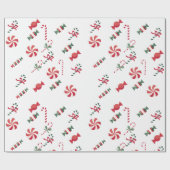 フェスティバルキャンディスティック ラッピングペーパー (フラット)