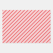 フェスティバルキャンディストライプーCHRISTMAS HOLIDAY ラッピングペーパーシート (正面3)