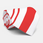 フェスティバルキャンディーケインストライプレッドクリスマスホリデー ネクタイ (ロール)