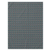 フェスティバルキャンディーケーンとホリーパターン テーブルクロス (正面)