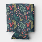 フェスティバルキャンディーケーンとホリーパターン 缶クーラー (裏面)