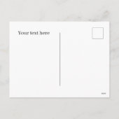 フェスティバルキャンディーケーンクリスマスクラブのメッセージを追加 シーズンポストカード (裏面)