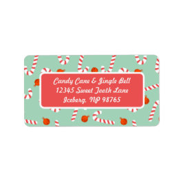 フェスティバルキャンディーケーン差出人住所ラベル ラベル