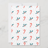 フェスティバルキャンディーケーン&ホリーベリークリスマス シーズンカード (裏面)