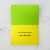 フェスティバルキャンドルハッピーバースデーカード カード (内部)