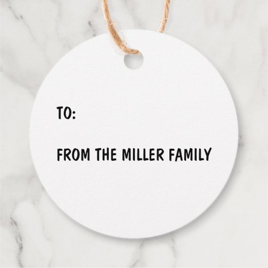 フェスティバルキャンパートレーラーレトロRVsクリスマスプレゼント フェイバータグ (裏面)