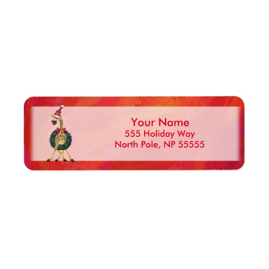 フェスティバルキリンのクリスマスラベル ラベル (正面)