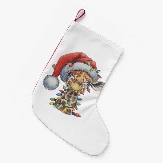 フェスティバルキリン スモールクリスマスストッキング (正面 (吊り時))