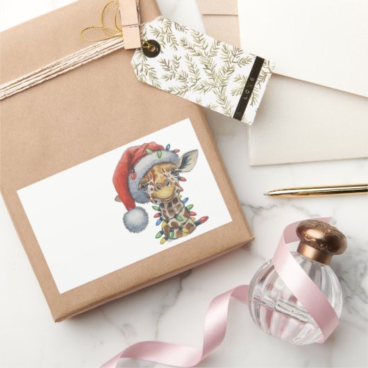 フェスティバルキリン 長方形シール (ギフト)