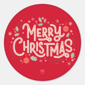 フェスティバルギフトシール ラウンドシール (正面)