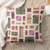 フェスティバルギフトボックス模様装飾用クッション クッション (ブランケット)