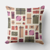 フェスティバルギフトボックス模様装飾用クッション クッション (正面)