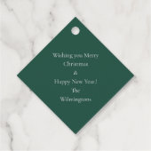 フェスティバルクインテットクリスマスプレゼントラベル フェイバータグ (裏面)