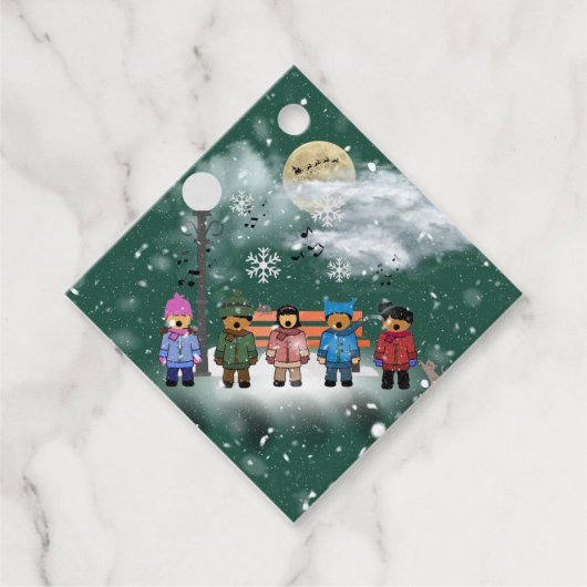 フェスティバルクインテットクリスマスプレゼントラベル フェイバータグ (正面)