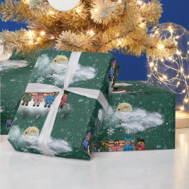 フェスティバルクインテットクリスマス ラッピングペーパー