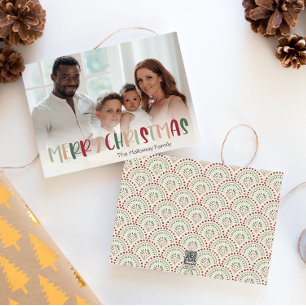 フェスティバルクカラフルリスマスの写真 シーズンカード