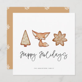 フェスティバルクッキートリオクリスマスカード