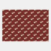 フェスティバルクラシックウィンターフローラホリデイ ラッピングペーパーシート (正面2)