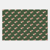 フェスティバルクラシックウィンターフローラホリデイ ラッピングペーパーシート (正面)