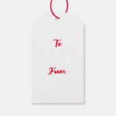 フェスティバルクラシックホリデーギフト&クリスマスツリー ギフトタグ (裏面)