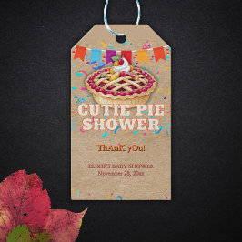 フェスティバルクラフトかわいこちゃんパイパーティーベビーシャワー ギフトタグ