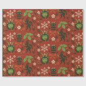 フェスティバルクランパスパターン ラッピングペーパー (フラット)