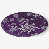 フェスティバルクリスチャンパープル紙プレート ペーパープレート (アングル)