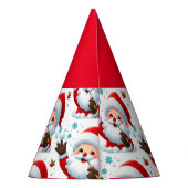 フェスティバルクリスマスお祝い帽子 パーティーハット (裏面)