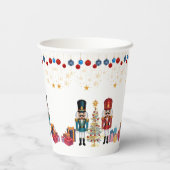 フェスティバルクリスマスくるみ割りオーナメントベビーシャワー 紙コップ (裏面)