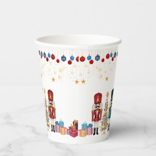フェスティバルクリスマスくるみ割りオーナメントベビーシャワー 紙コップ (右)