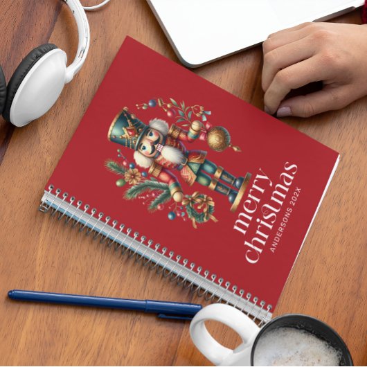 フェスティバルクリスマスくるみ割りカスタム写真 ノートブック