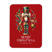 フェスティバルクリスマスくるみ割りカスタム写真 マグネット (縦)