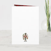 フェスティバルクリスマスくるみ割りカスタムTwp写真 カード (裏面)