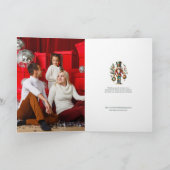 フェスティバルクリスマスくるみ割りカスタムTwp写真 カード (内部)