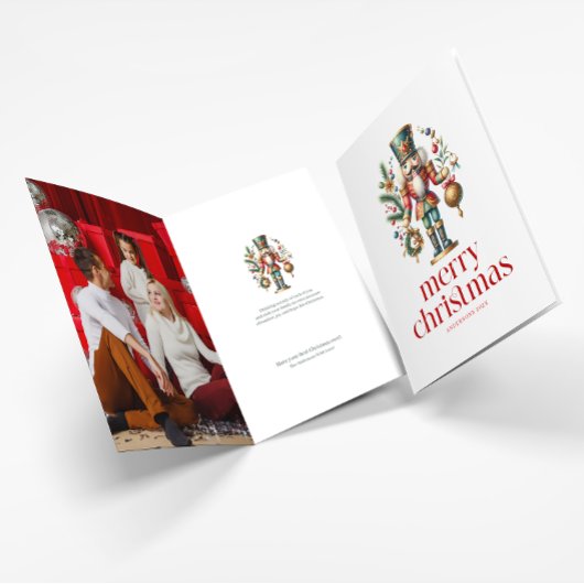 フェスティバルクリスマスくるみ割りカスタムTwp写真 カード