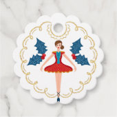 フェスティバルクリスマスくるみ割りバレエダンサー フェイバータグ (正面)