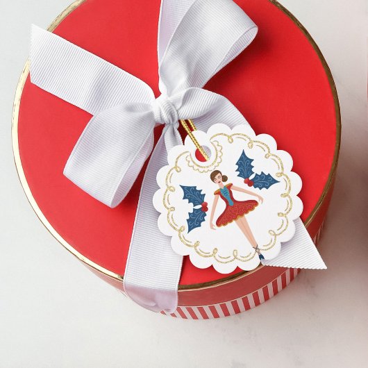 フェスティバルクリスマスくるみ割りバレエダンサー フェイバータグ