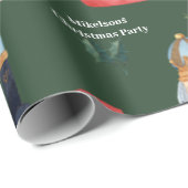 フェスティバルクリスマスくるみ割り紙 ラッピングペーパー (ロールコーナー)