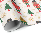 フェスティバルクリスマスくるみ割り紙 ラッピングペーパー (ロールコーナー)