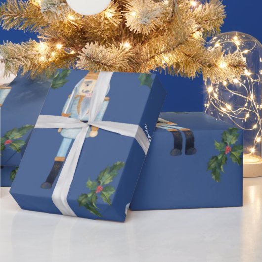 フェスティバルクリスマスくるみ割り紙 ラッピングペーパー (クリスマス)