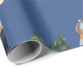 フェスティバルクリスマスくるみ割り紙 ラッピングペーパー (ロールコーナー)