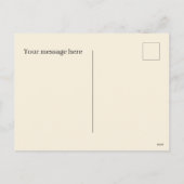 フェスティバルクリスマスのジンジャーブレッド会社のメッセージを追加 シーズンポストカード (裏面)