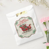 フェスティバルクリスマスのスリー乗りスナック フェイバーバッグ (封をした状態)