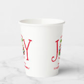 フェスティバルクリスマスの喜びザ・ワールド紙カップ 紙コップ (左)