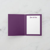 フェスティバルクリスマスの水の色くるみ割り文字を追加 シーズンカード (内部)