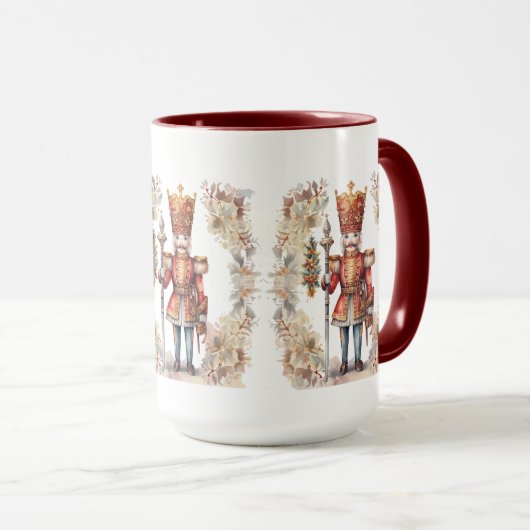 フェスティバルクリスマスの水の色くるみ割り マグカップ (正面右)