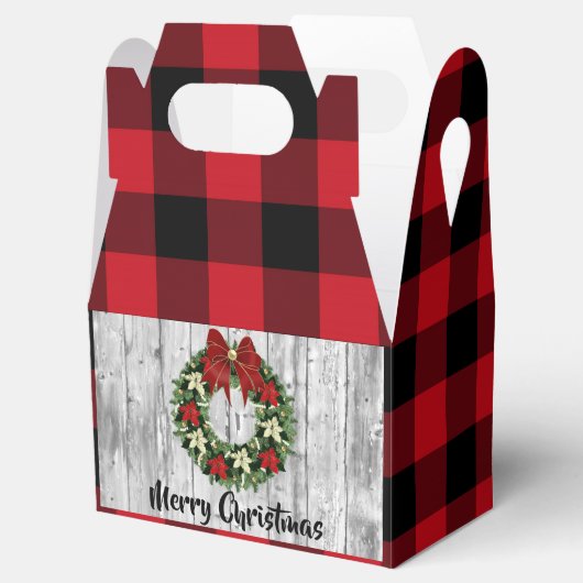 フェスティバルクリスマスの追加の名前パーティー フェイバーボックス (オープン)