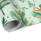 フェスティバルクリスマスをテーマにしたシームレスパターン ラッピングペーパー (ロールコーナー)