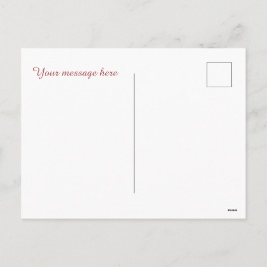 フェスティバルクリスマスアドメッセージカクテル シーズンポストカード (裏面)